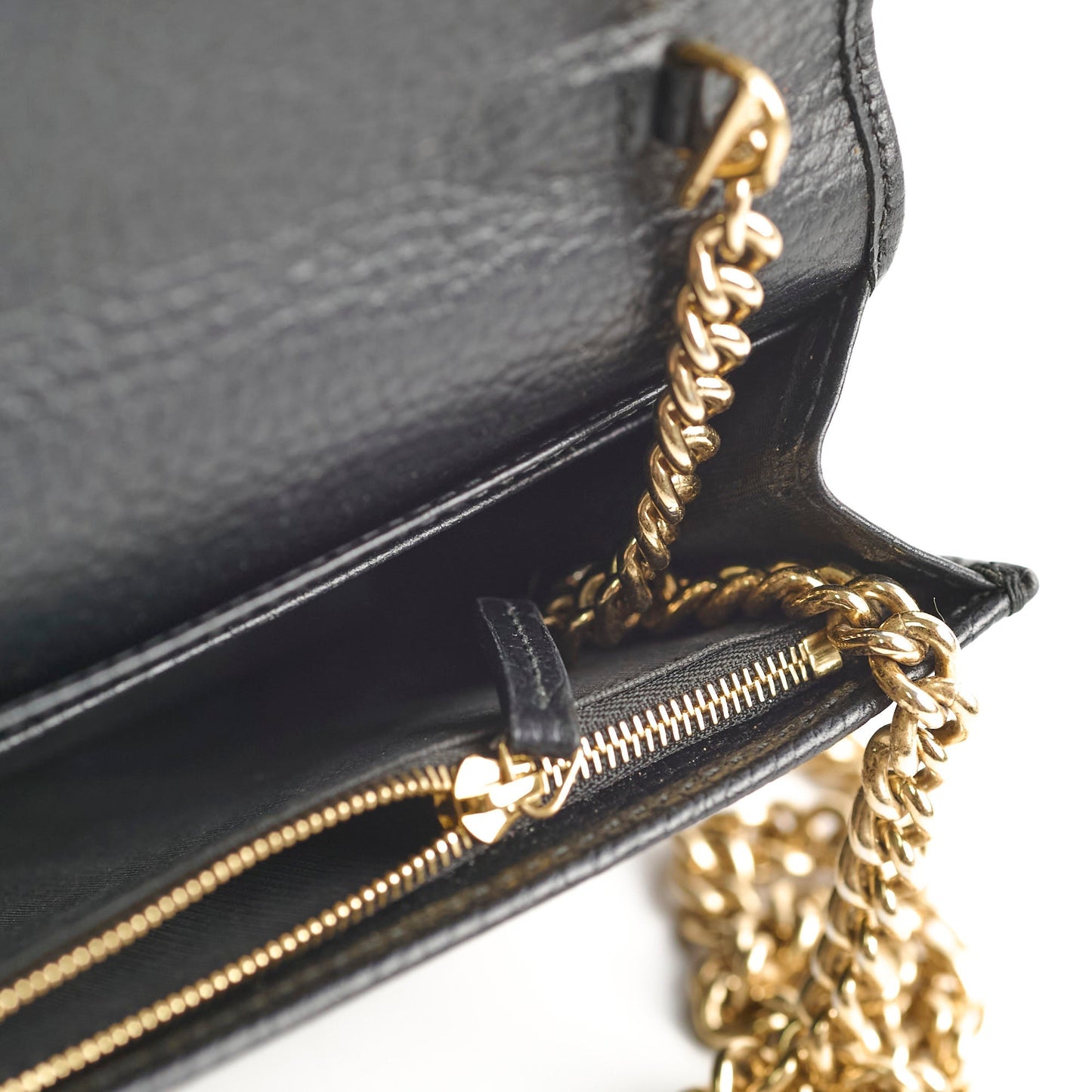 Gucci Wallet On Chain Black