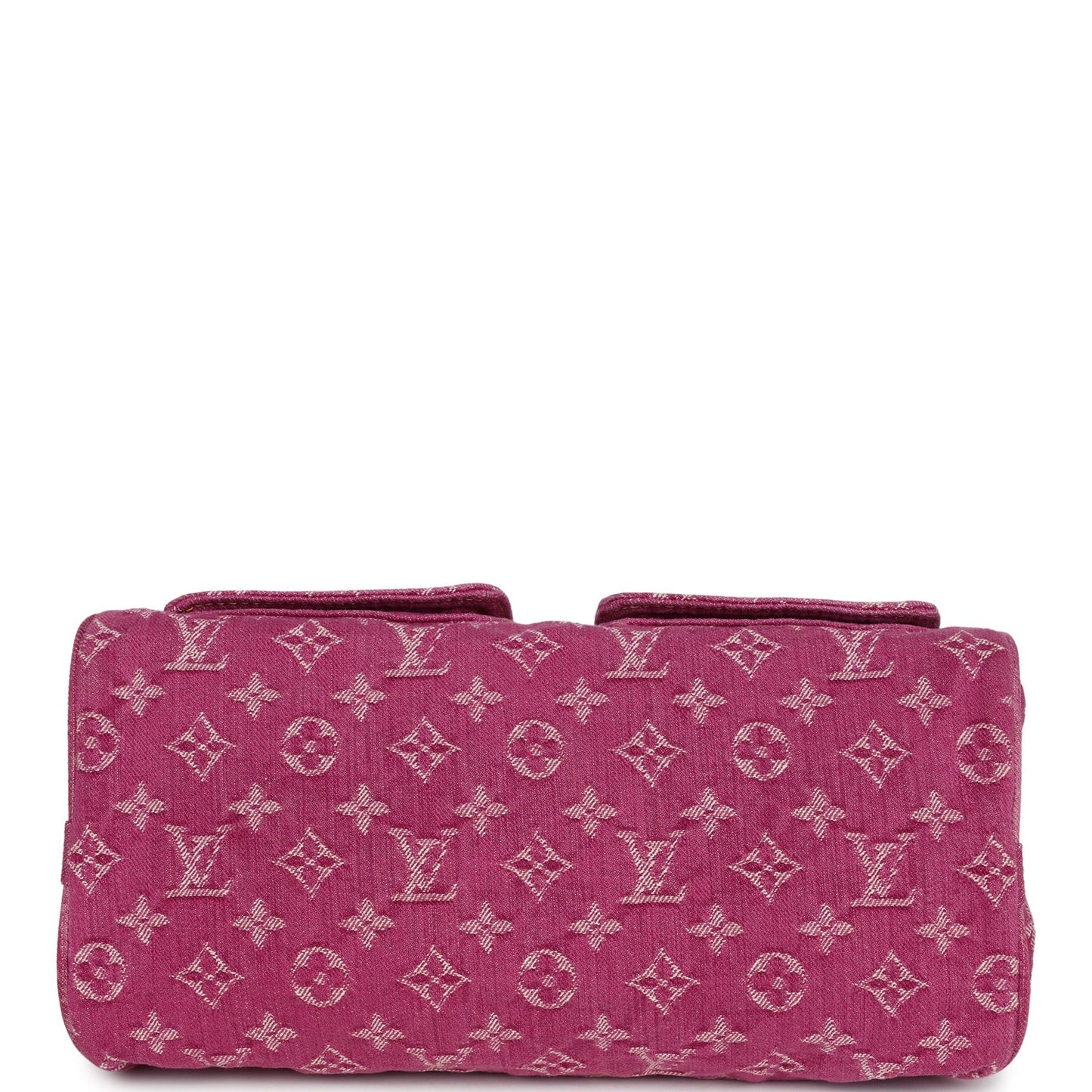 Vintage Louis Vuitton Neo Speedy Pink Denim Monogram Gold Hardware