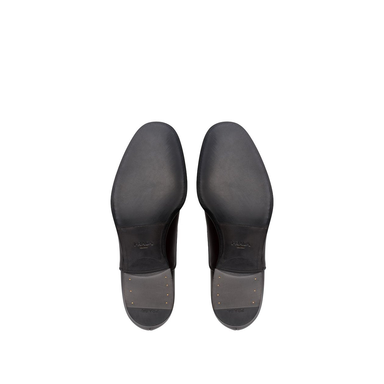 Prada 2EA130-055 Men's Shoes Burgundy Calf-Skin Leather Oxfords (PRM1007)