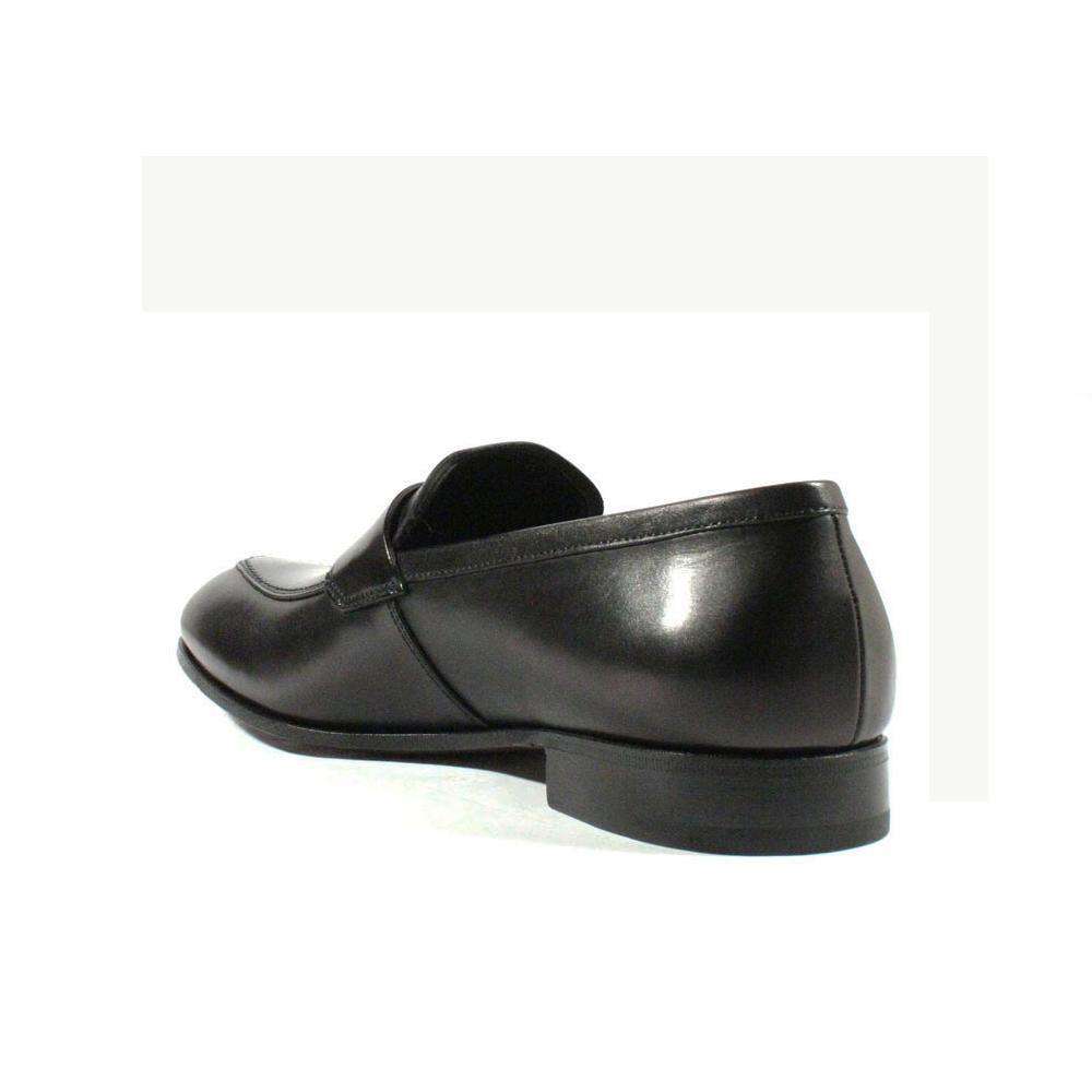 Prada Men's Designer Shoes Black Leather Dress Designer Shoes 2D1650 (PRM4)