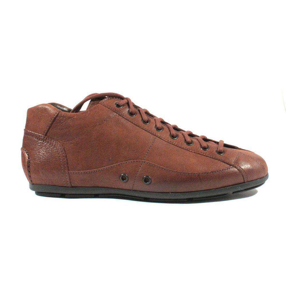Prada Men's Designer Shoes Brown Color Leather Sports Designer Shoes 2T1559 (PRM13)