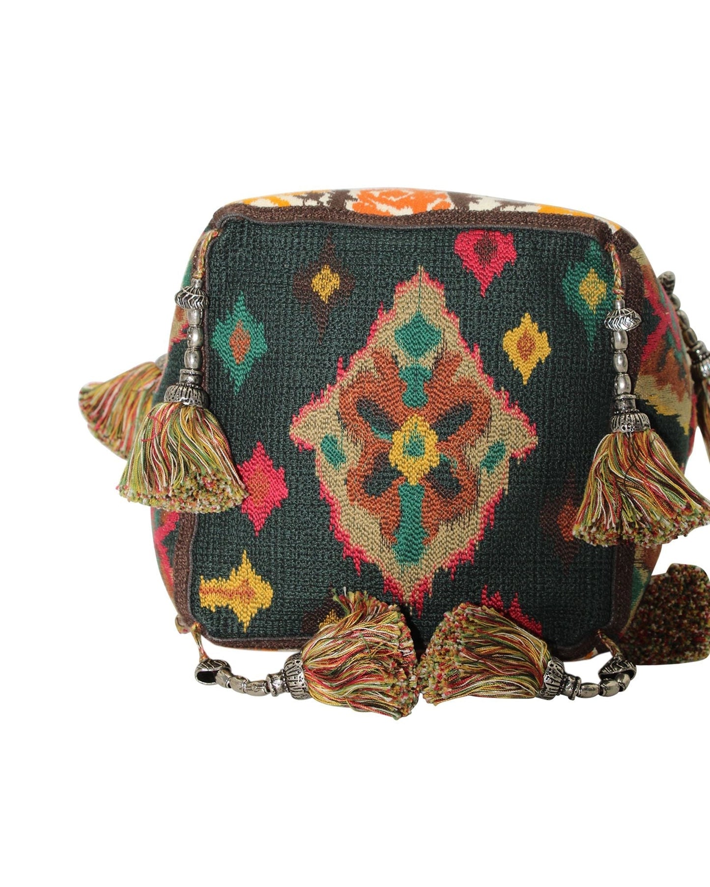 Dior Paisley Embroidery D-Bucket Bag in Multicolor Canvas