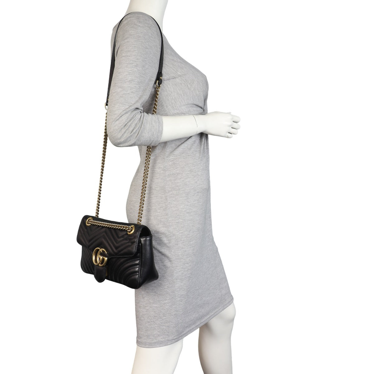 Gucci GG Marmont Matelasse Medium Shoulder Bag