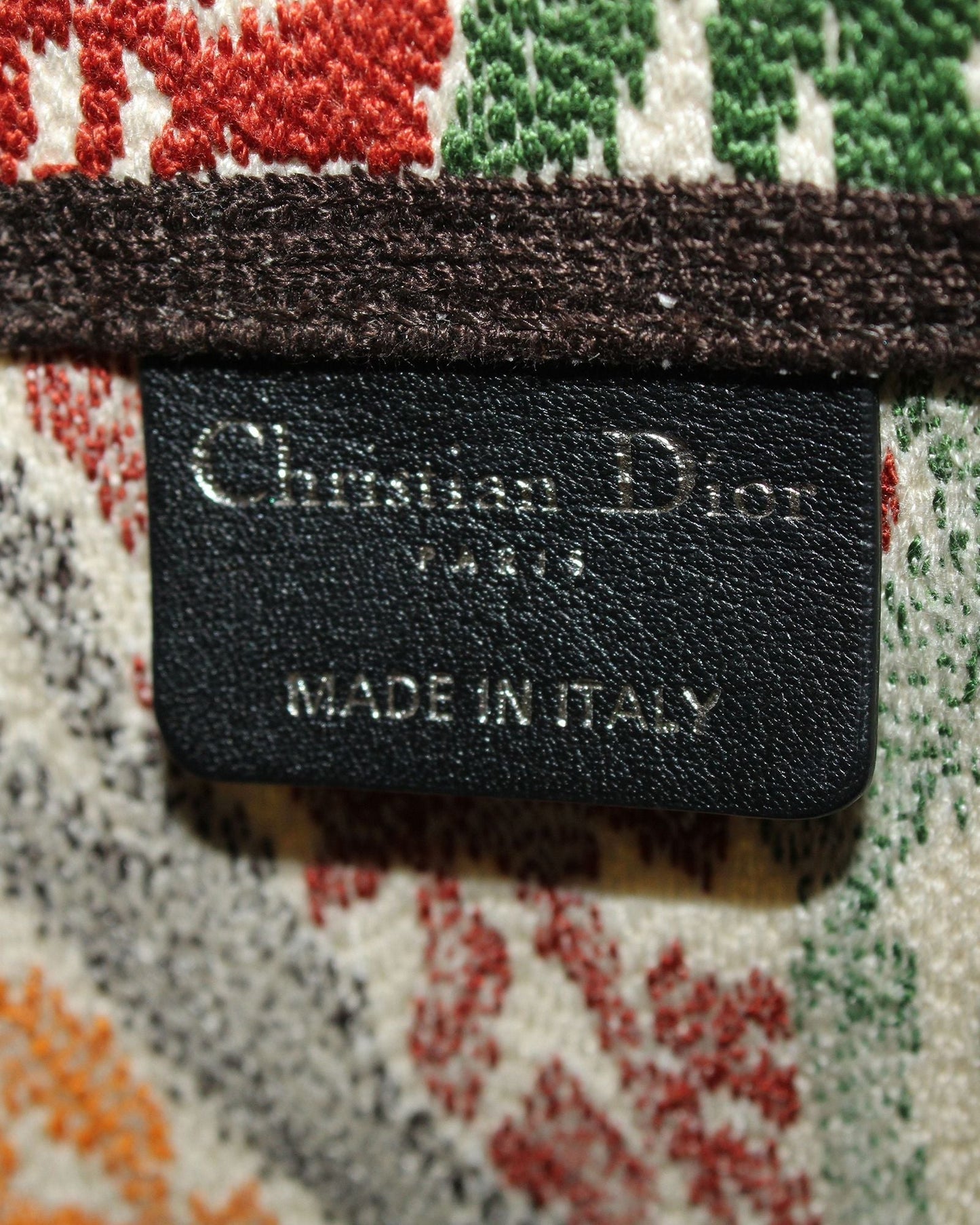 Dior Paisley Embroidery D-Bucket Bag in Multicolor Canvas