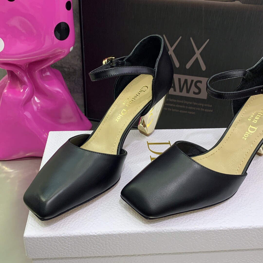 Dior Women’s Shoes Rhodes Heeled Shaped and hollow Shoes