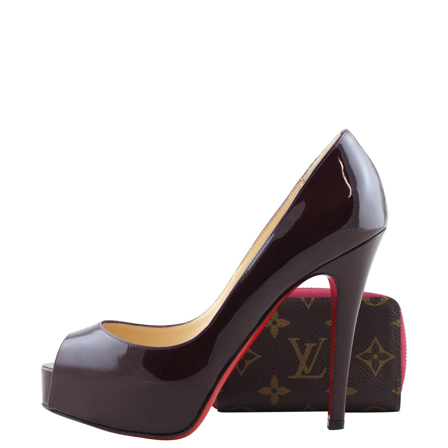 Louis Vuitton Zippy Multicartes Monogram & Fuchsia