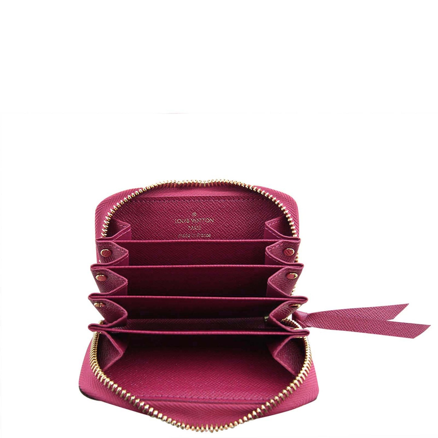 Louis Vuitton Zippy Multicartes Monogram & Fuchsia