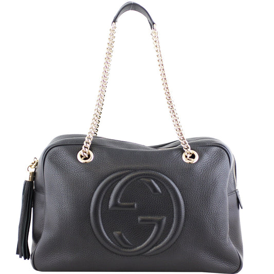 Gucci Soho Chain Zipped Large Shoulder Bag