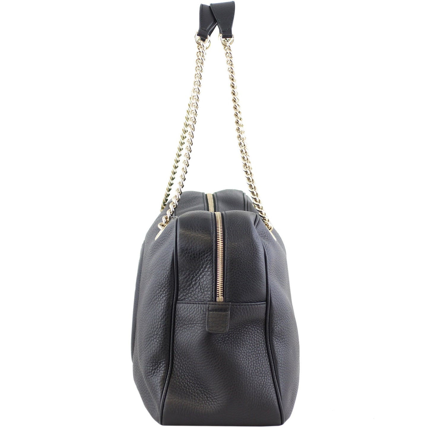 Gucci Soho Chain Zipped Large Shoulder Bag