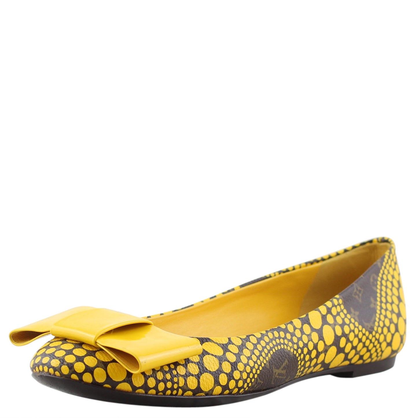 Louis Vuitton Monogram Yayoi Kusama Yellow Dots Flats