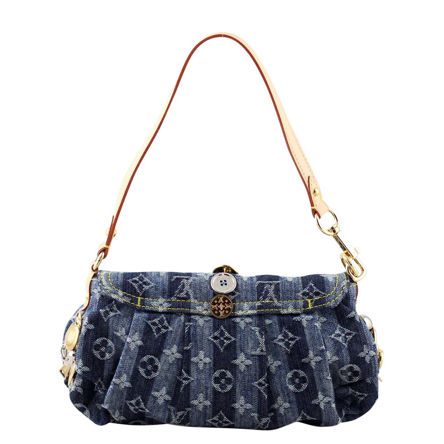 Louis Vuitton Monogram Denim Pleaty Raye Bag