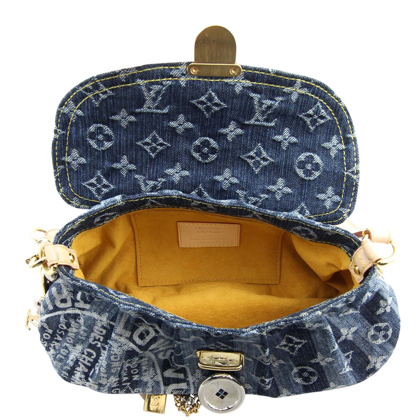 Louis Vuitton Monogram Denim Pleaty Raye Bag