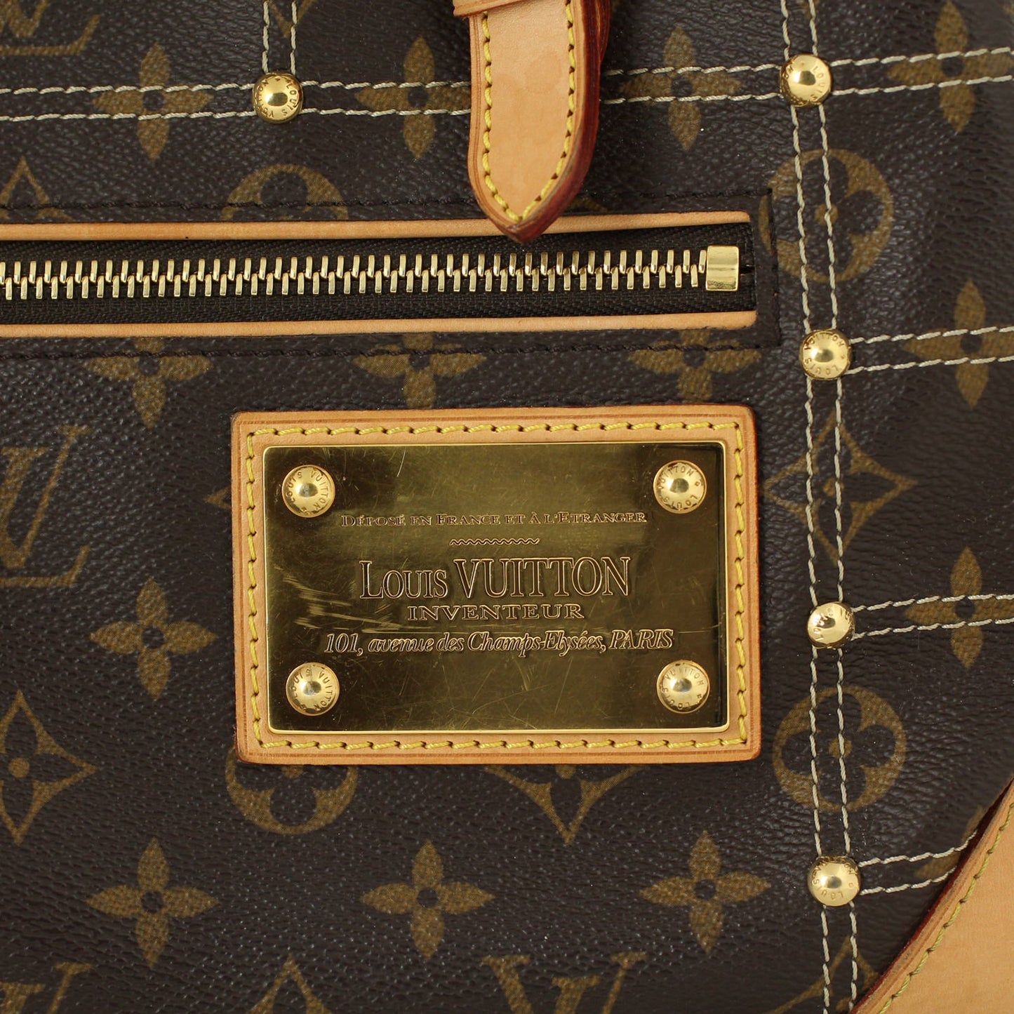 Louis Vuitton Monogram Riveting Bag