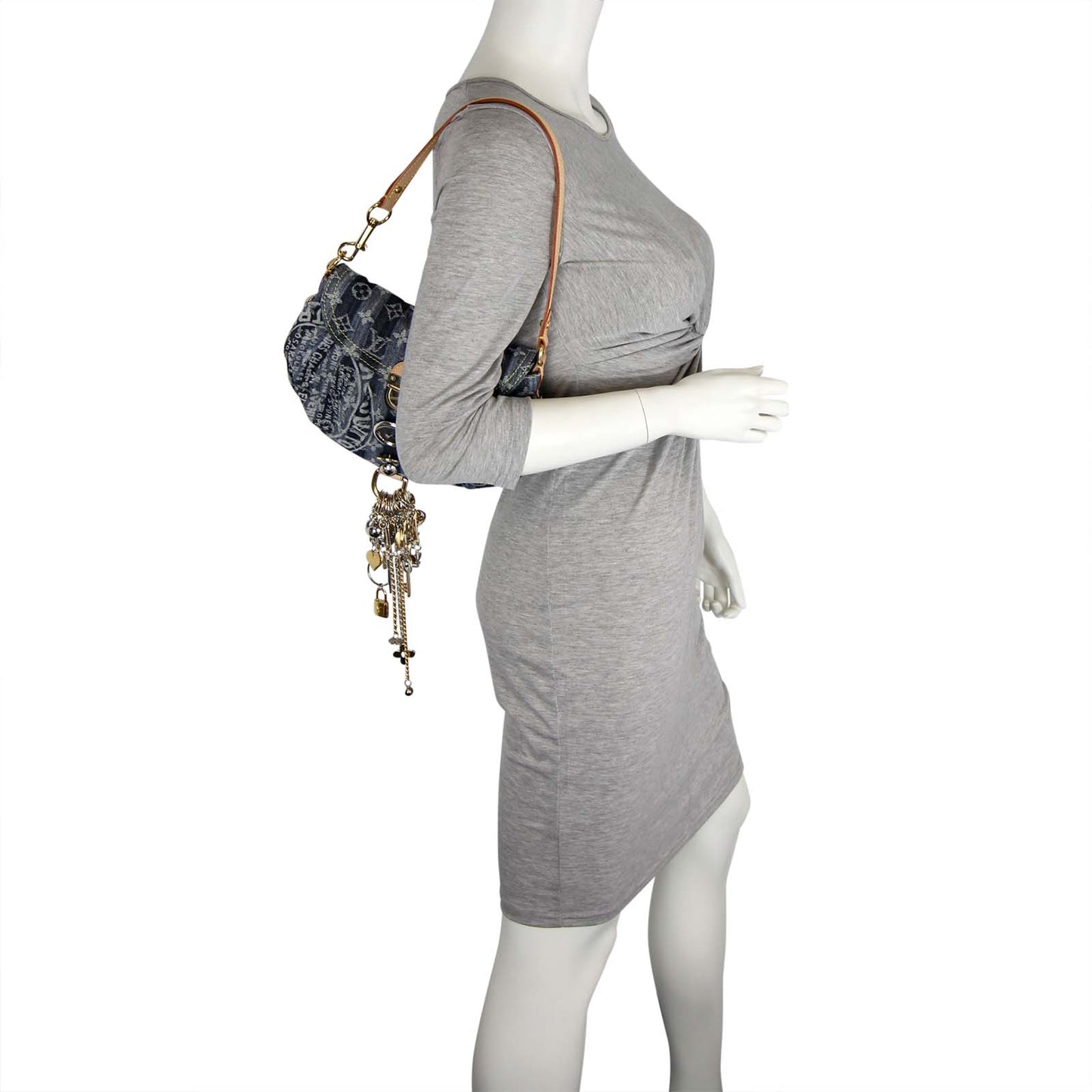 Louis Vuitton Monogram Denim Pleaty Raye Bag