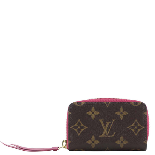 Louis Vuitton Zippy Multicartes Monogram & Fuchsia