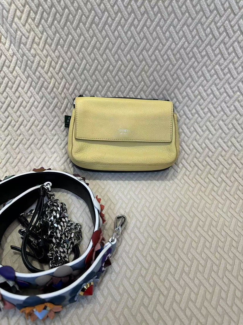 Preloved Fendi Monster Black Crossbody Bag