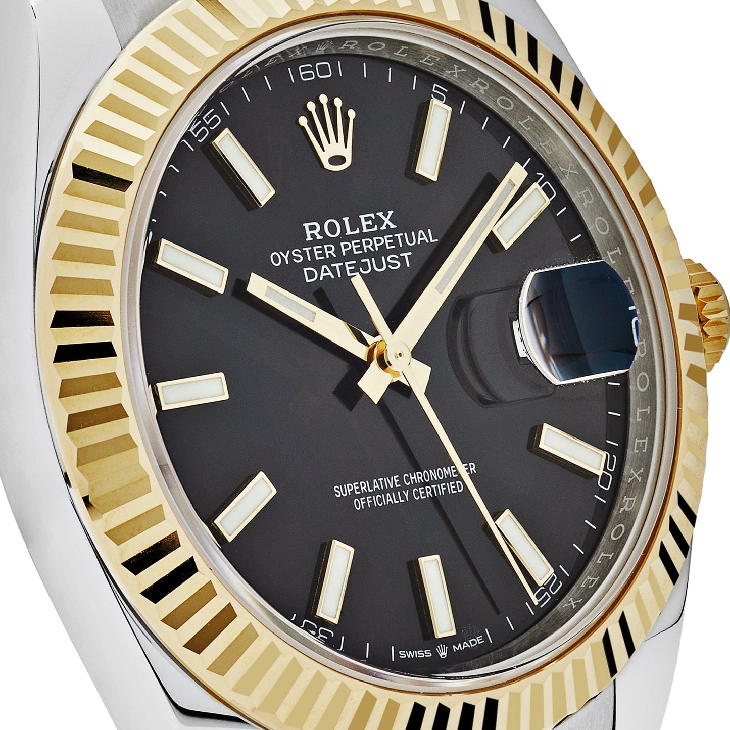 Rolex Datejust 41 126333 Yellow Gold Stainless Steel Black Dial Oyster (2025)