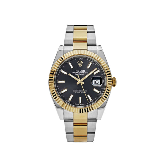 Rolex Datejust 41 126333 Yellow Gold Stainless Steel Black Dial Oyster (2025)