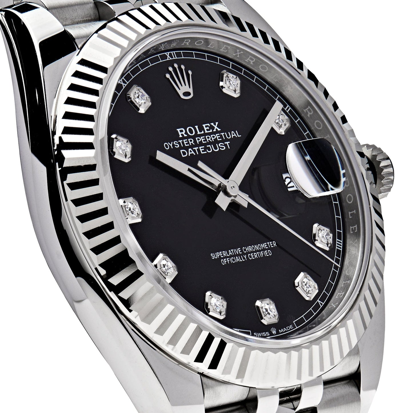 Rolex Datejust 41 126334 Stainless Steel Black Diamond Dial Jubilee (2022)