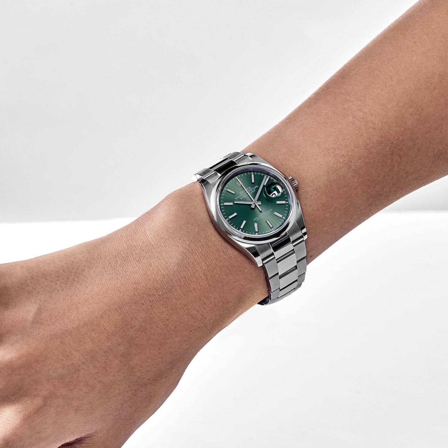 Rolex Datejust 36 126200 Stainless Steel Mint Green Dial Oyster (2025)