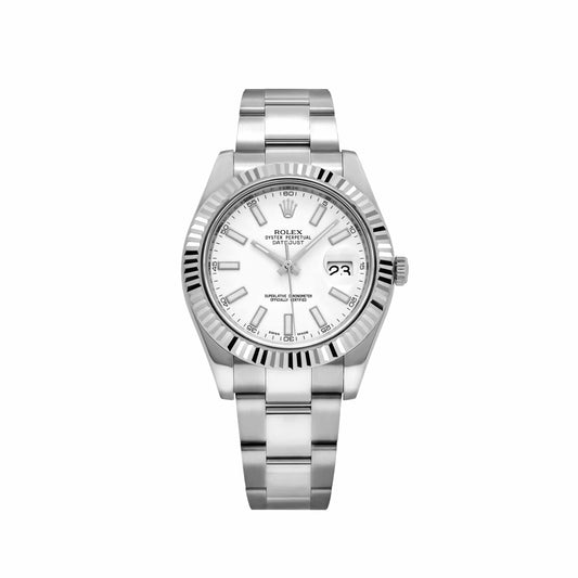 Rolex Datejust 41 116334 Stainless Steel White Dial Oyster (2024)