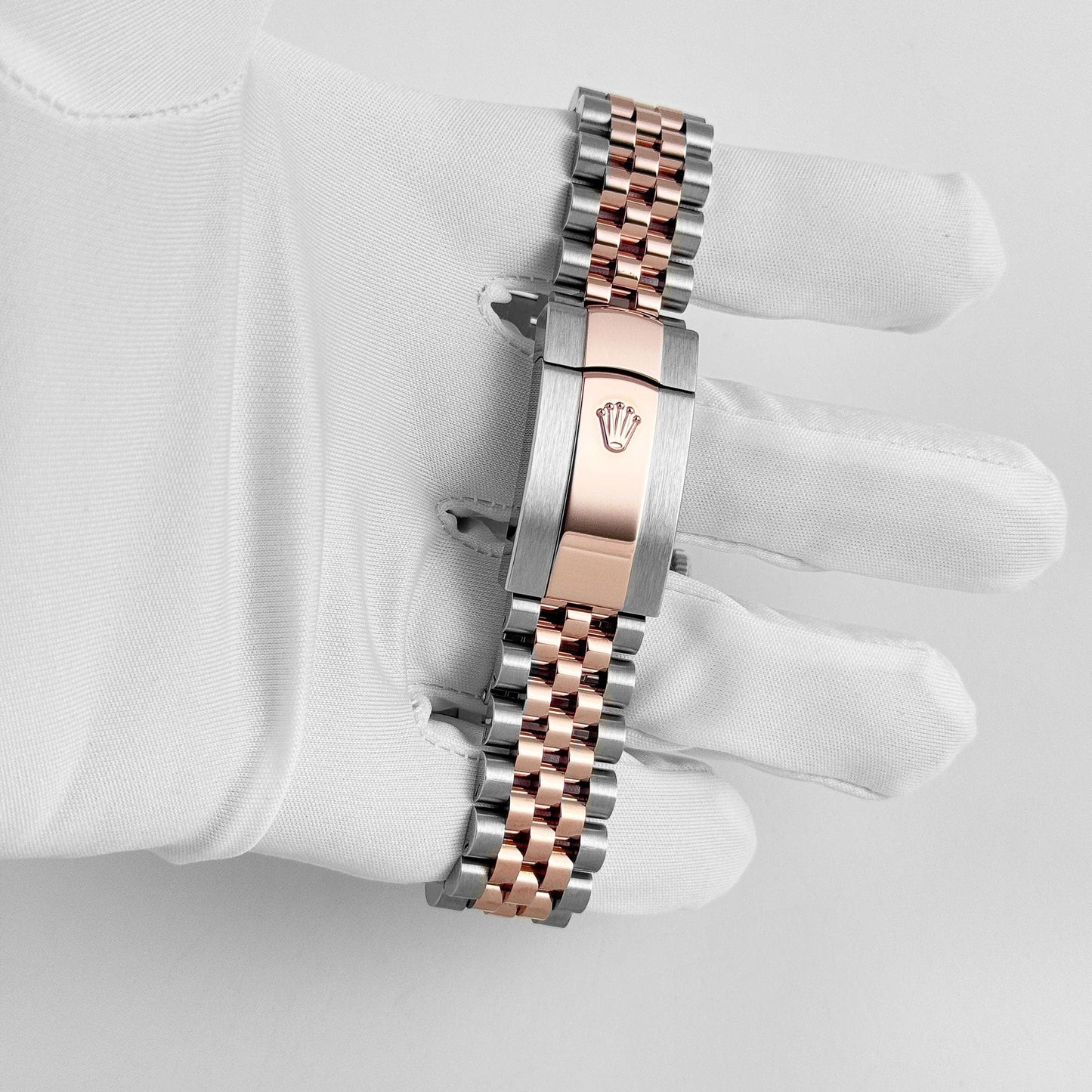 Rolex Datejust 41 126331 Rose Gold Stainless Steel Grey Motif Dial Jubilee