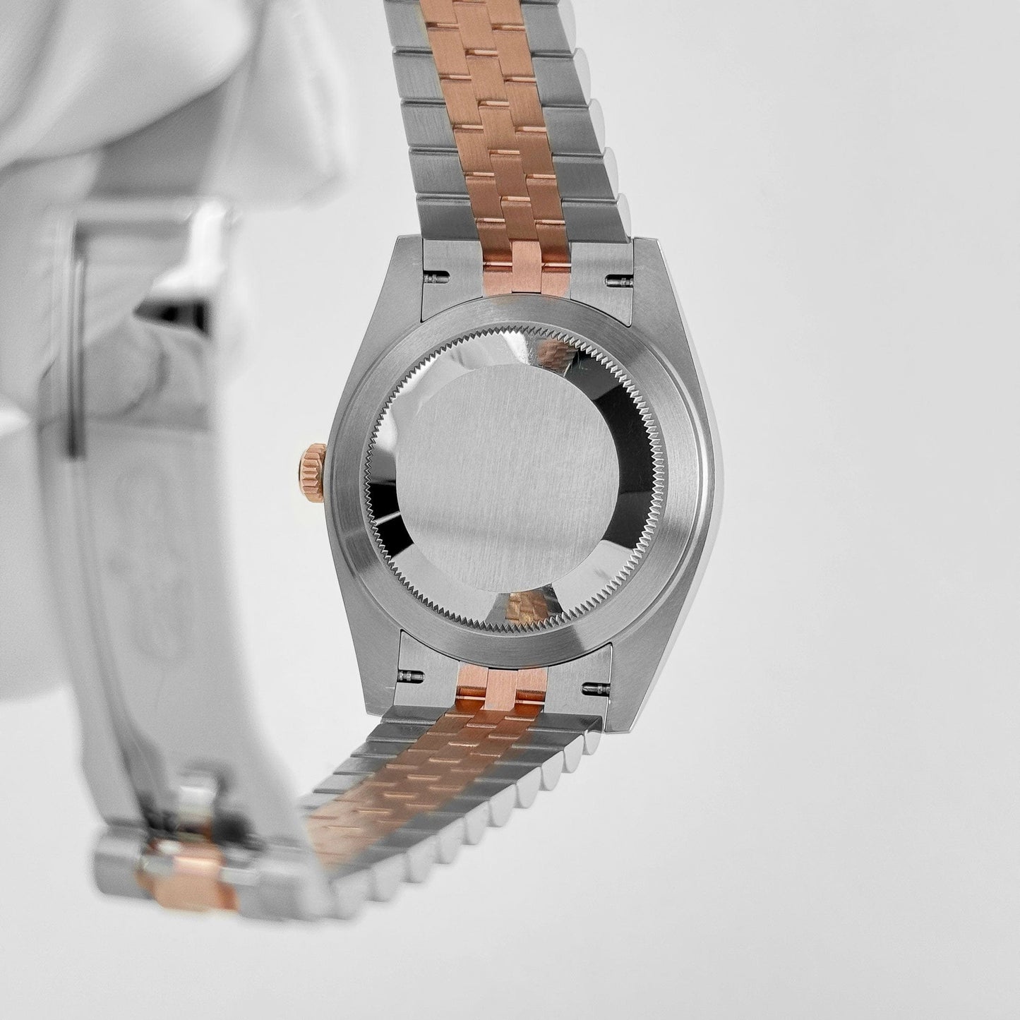 Rolex Datejust 41 126331 Rose Gold Stainless Steel Grey Motif Dial Jubilee