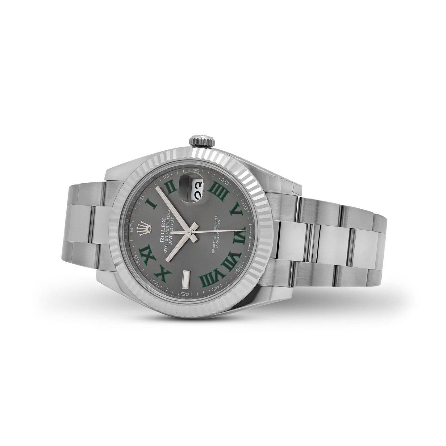 Rolex Datejust 41 126334 'Wimbledon' Stainless Steel Slate Dial Oyster (2025)