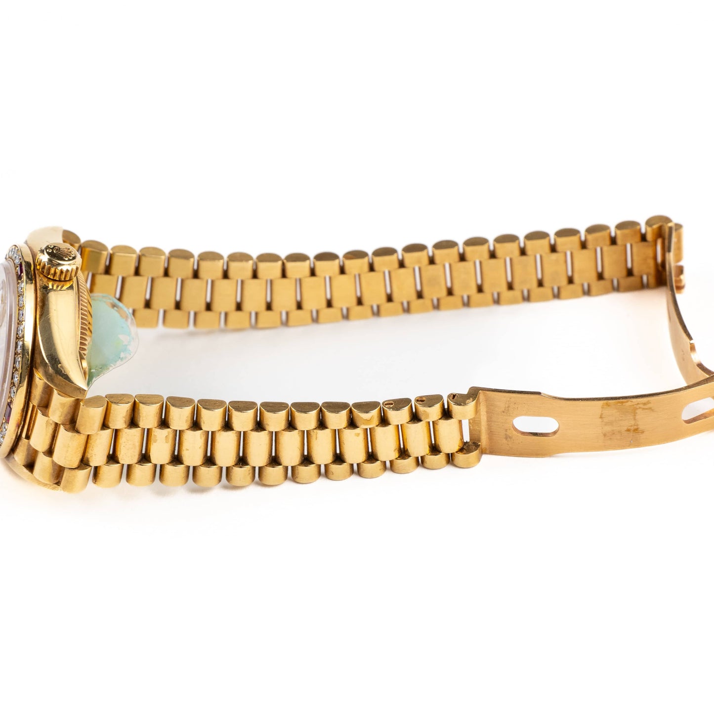 Rolex Datejust 79068 'Ladies' Yellow Gold Diamond Ruby Dial and Bezel (1995)