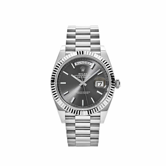 Rolex Day-Date 40 228239 White Gold Slate Rhodium Grey Dial (2024)