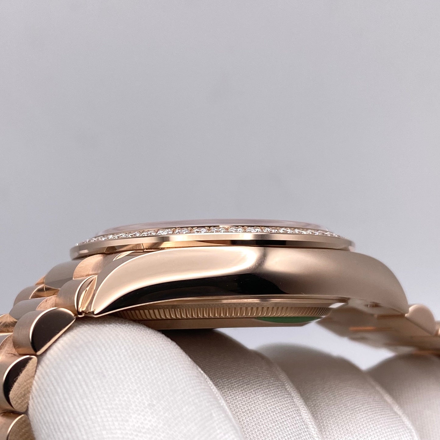 Rolex Day-Date 36 128345RBR Rose Gold Eisenkiesel Diamond Dial