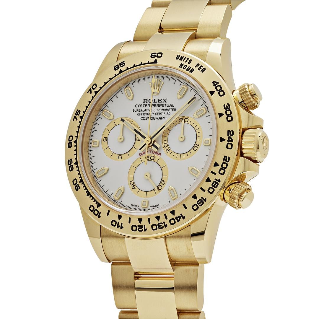 Rolex Daytona 116508 Yellow Gold White Dial