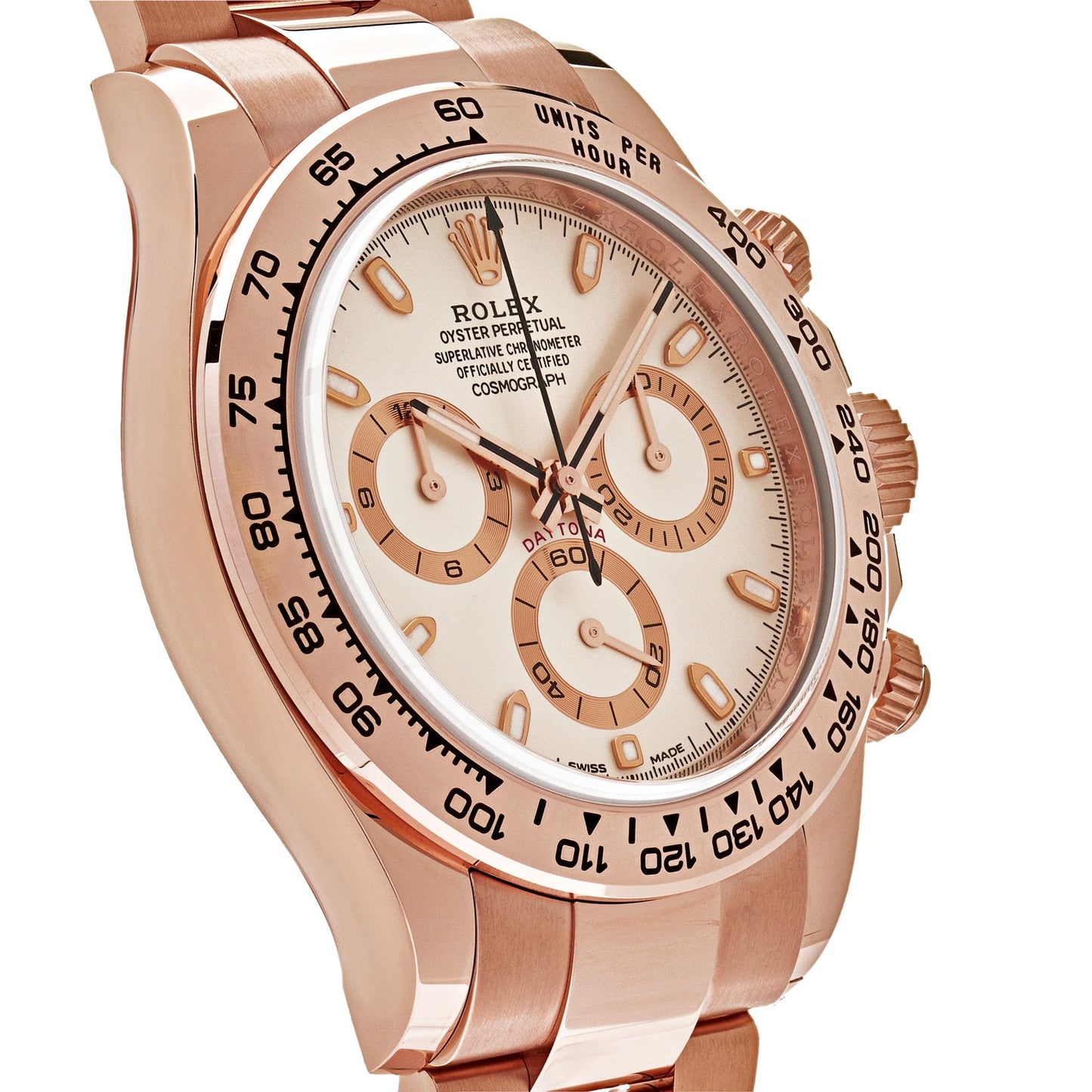Rolex Daytona 116505 Rose Gold Ivory White Dial