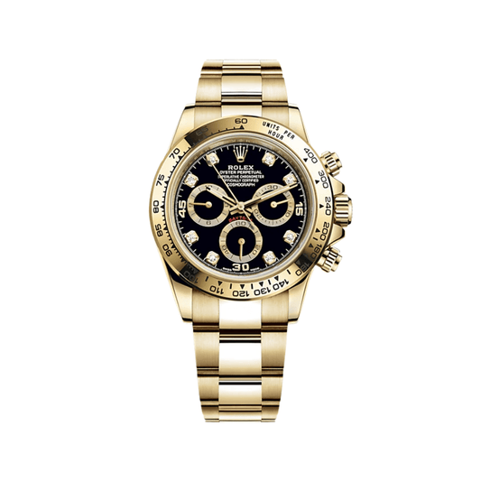 Rolex Daytona 116508 Yellow Gold Black Diamond Dial
