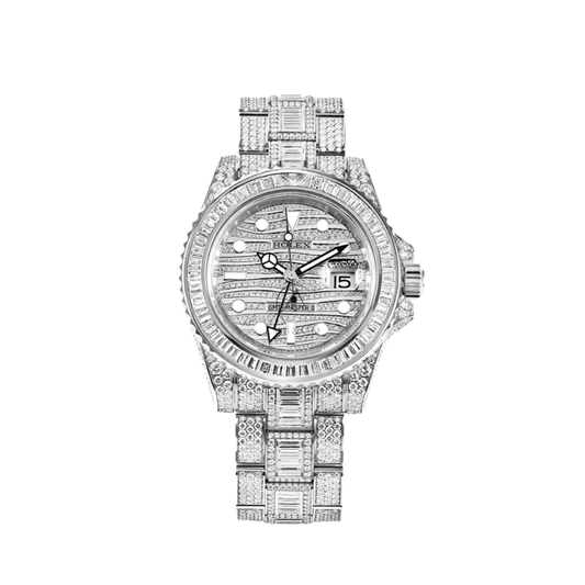 Rolex GMT-Master II 116769TBR-001 White Gold Diamond Set