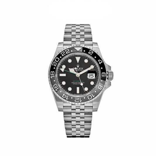 Rolex GMT-Master II 126710GRNR 'Bruce Wayne' Stainless Steel Black Dial Jubilee
