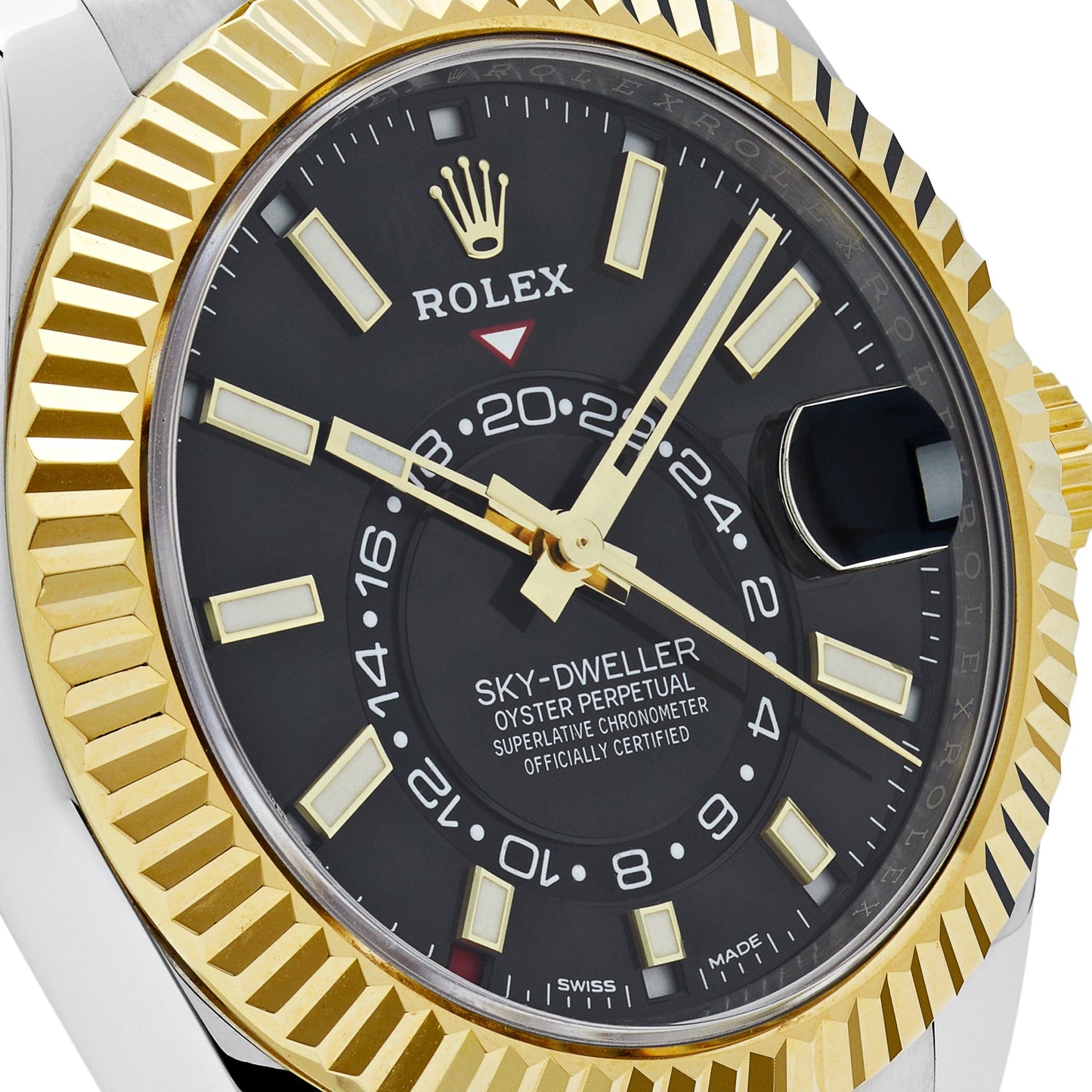 Rolex Sky-Dweller 326933 Stainless Steel Yellow Gold Black Dial (2020)