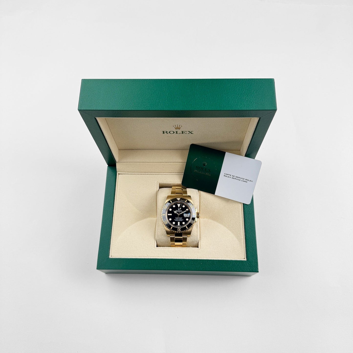 Rolex Submariner Date 116618LN Yellow Gold Black Dial