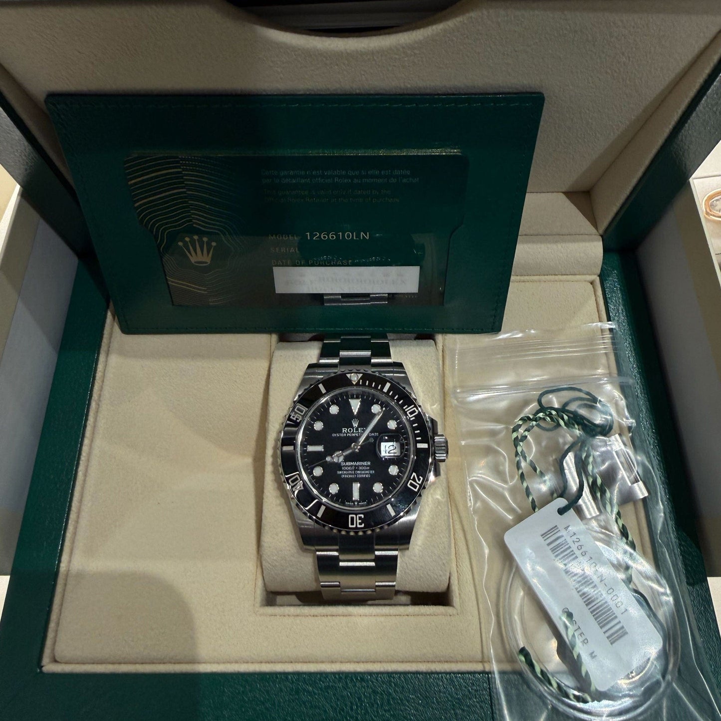Rolex Submariner Date 126610LN Stainless Steel Black Dial (2021)