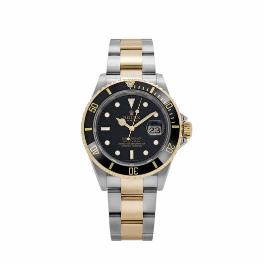 Rolex Submariner Date 16613N Stainless Steel Yellow Gold Black Dial (2008)