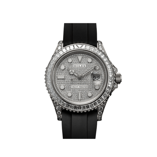 Rolex Yacht-Master 42 226679TBR White Gold Pave Diamond Dial Diamond Bezel (2021)